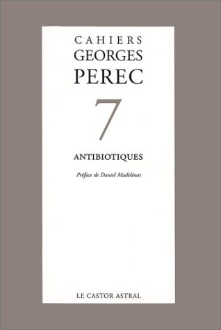 CAHIERS GEORGES PEREC 7, de Collectif | portada del libro