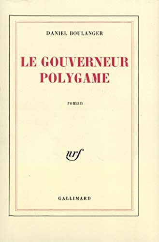LE GOUVERNEUR POLYGAME, de Boulanger | portada del libro