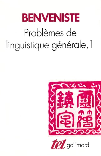 PROBLEMES DE LINGUISTIQUE GENERALE T1, de Benveniste | portada del libro