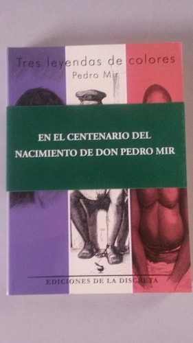 TRES LEYENDAS DE COLORES, de Pedro Mir | portada del libro