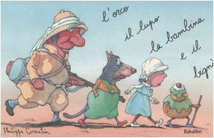 L'ORCO IL LUPO LA BAMBINA E IL BIGNE, de Philippe Corentin | portada del libro