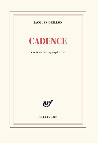 CADENCE, de Jacques Drillon | portada del libro