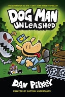 THE ADVENTURES OF DOG MAN 2: UNLEASHED, de Dav Pilkey | portada del libro