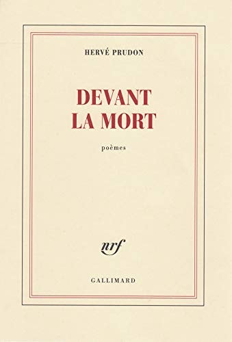 DEVANT LA MORT, de Hervé Prudon | portada del libro