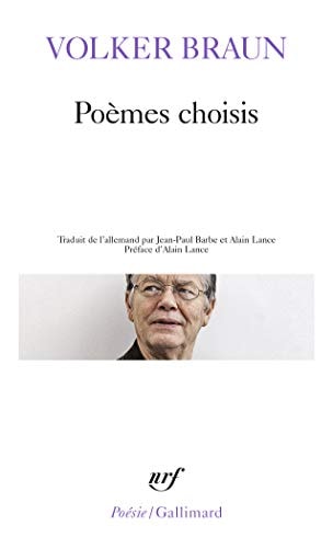 POEMES CHOISIS, de Volker Braun | portada del libro