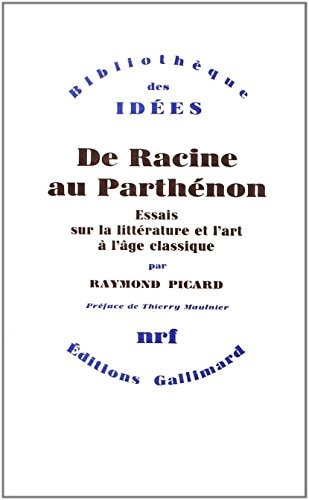 DE RACINE AU PARTHENON, de Picard | portada del libro