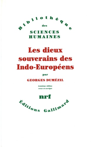 LES DIEUX SOUVERAINS DES INDO-EUROPEENS, de Dumézil | portada del libro