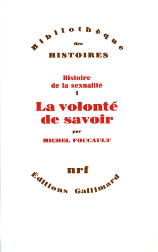 LA VOLONTE DE SAVOIR, de Michel Foucault | portada del libro