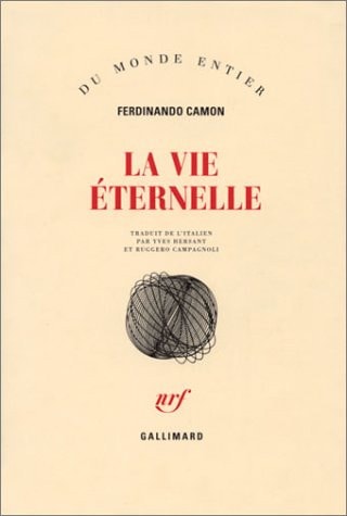 VIE ETERNELLE, de Ferdinando Camon | portada del libro