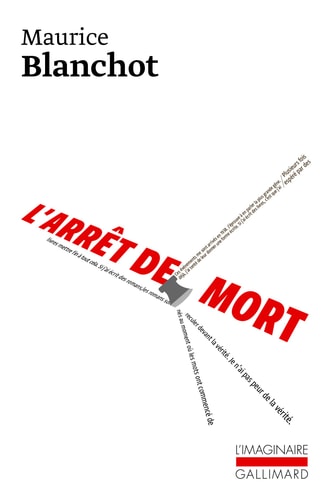L'ARRET DE MORT, de Blanchot | portada del libro