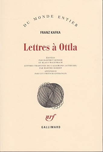 LETTRES A OTTLA ET A LA FAMILLE, de Kafka | portada del libro