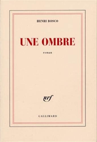 UNE OMBRE, de Bosco | portada del libro