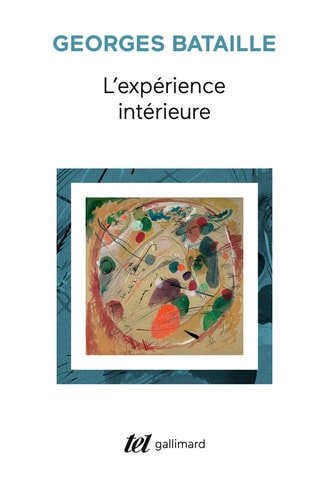 L'EXPERIENCE INTERIEURE, de Bataille | portada del libro