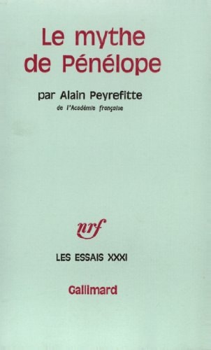 LE MYTHE DE PENELOPE, de Peyrefitte | portada del libro