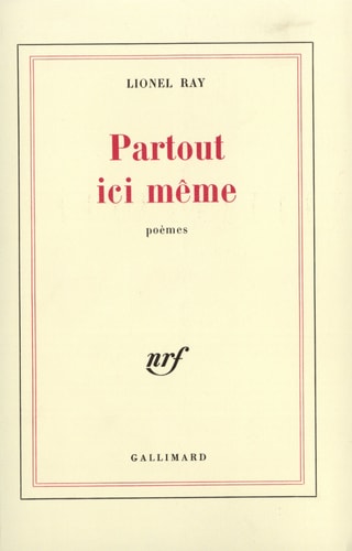 PARTOUT ICI MEME, de Ray | portada del libro