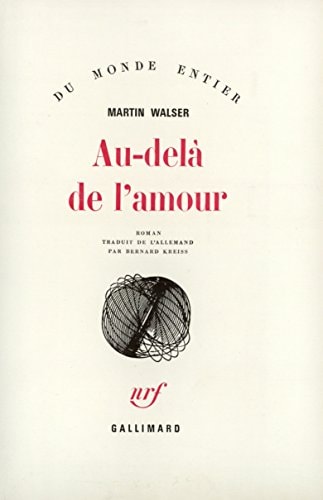 AU-DELA DE L'AMOUR, de Martin Walser | portada del libro