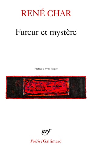 FUREUR ET MYSTERE, de René Char | portada del libro