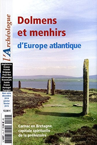 L'ARCHEOLOGUE HS DOLMENS ET MENHIRS D'EUROPE ATLANTIQUE, de Frédéric Lontcho | portada del libro