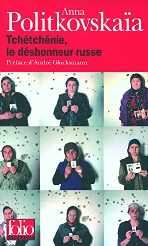 TCHETCHENIE LE DESHONNEUR RUSSE, de Anna Politkovskaya | portada del libro
