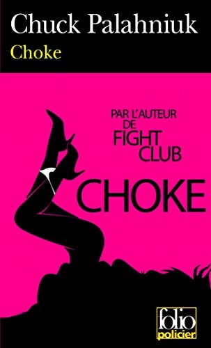 CHOKE, de Chuck Palahniuk | portada del libro