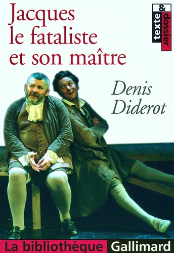 JACQUES LE FATALISTE ET SON MAITRE, de Diderot | portada del libro