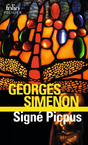 SIGNE PICPUS, de Georges Simenon | portada del libro