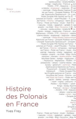 HISTOIRE DES POLONAIS EN FRANCE, de FREY YVES | portada del libro
