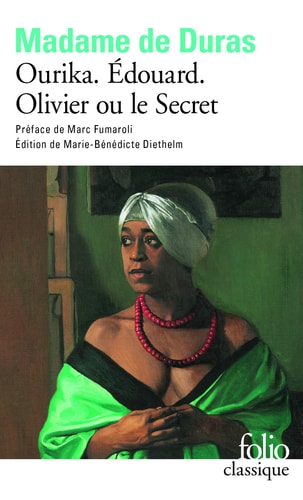 OURIKA EDOUARD OLIVIER OU LE SECRET, de Madame Duras | portada del libro