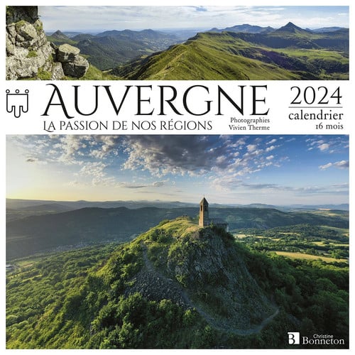 CALENDRIER AUVERGNE 2024, de THERME VIVIEN | portada del libro