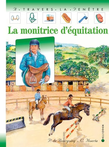 LA MONITRICE D'EQUITATION, de Pascale de Bourgoing | portada del libro