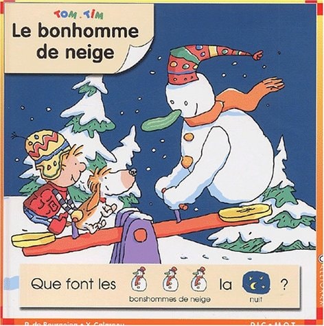 TOM ET TIM LE BONHOMME DE NEIGE, de Pascale de Bourgoing | portada del libro