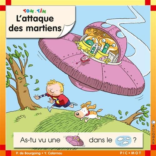 TOM ET TIM L'ATTAQUE DES MARTIENS, de Pascale de Bourgoing | portada del libro