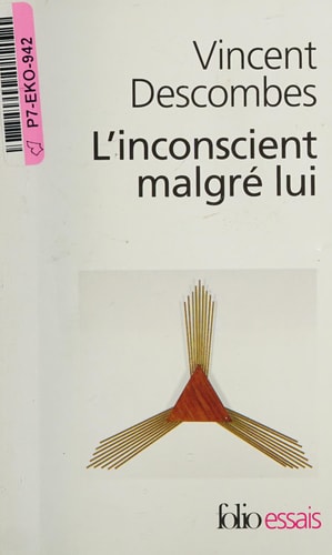 INCONSCIENT MALGRE LUI, de Vincent Descombes | portada del libro
