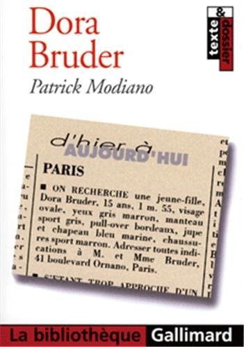 DORA BRUDER, de Patrick Modiano | portada del libro
