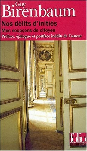 NOS DELITS D INITIES, de Guy Birenbaum | portada del libro