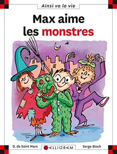 MAX AIME LES MONSTRES N° 78, de Dominique de Saint Mars | portada del libro