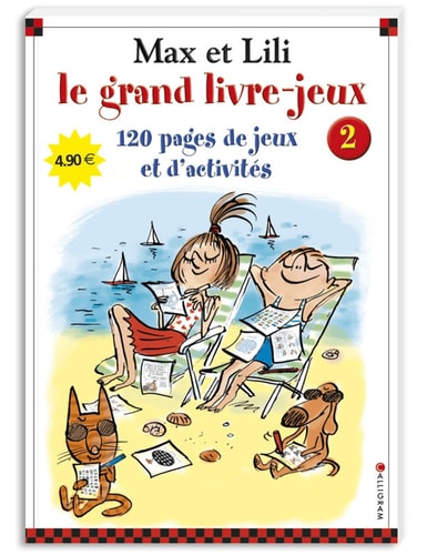 LE GRAND LIVRE-JEUX MAX ET LILI T2, de Dominique de Saint Mars | portada del libro
