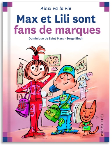 MAX ET LILI SONT FANS DE MARQUE, de Dominique de Saint Mars | portada del libro