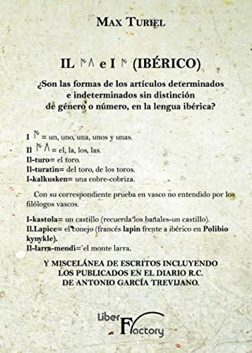 IL E I IBÉRICO, de Turiel | portada del libro
