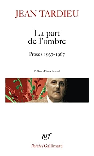 LA PART DE L'OMBRE / LA PREMIERE PERSONNE DU SINGULIER /RETO, de Tardieu | portada del libro