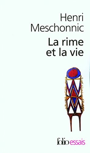 LA RIME ET LA VIE, de Henri Meschonnic | portada del libro
