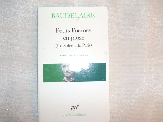 PETITS POEMES EN PROSE, de Charles Baudelaire | portada del libro