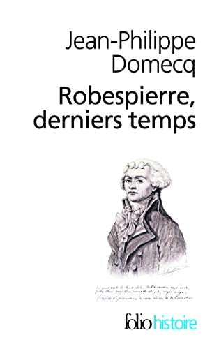 ROBESPIERRE DERN TEMPS, de Jean-Philippe Domecq | portada del libro