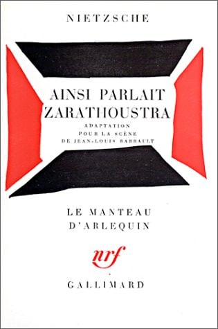 AINSI PARLAIT ZARATHOUSTRA, de Friedrich Nietzsche | portada del libro
