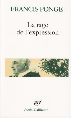 LA RAGE DE L'EXPRESSION, de Ponge | portada del libro
