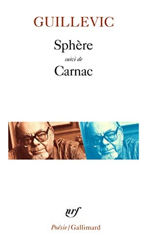 SPHERE / CARNAC, de Guillevic | portada del libro
