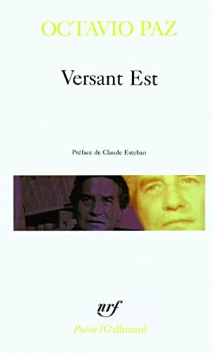 VERSANT EST ET AUTRES POEMES, de Paz | portada del libro