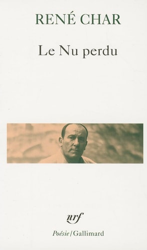 LE NU PERDU, de Char | portada del libro