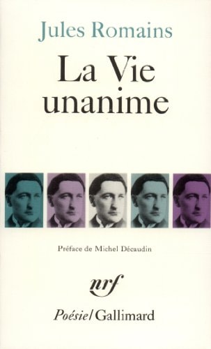 LA VIE UNANIME, de Jules Romains | portada del libro