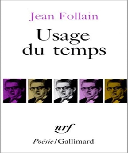 USAGE DU TEMPS, de Jean Follain | portada del libro